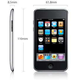 Dimension iPod Touch